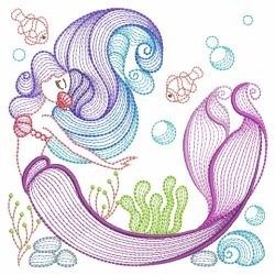 Rippled Mermaids 05(Md) machine embroidery designs