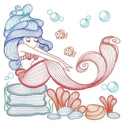 Rippled Mermaids 07(Lg) machine embroidery designs