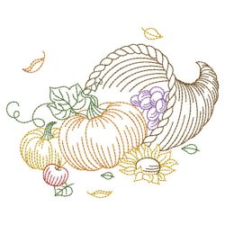 Vintage Thanksgiving 4 03(Md) machine embroidery designs