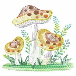 Mushrooms 01(Md) machine embroidery designs