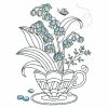 Sketched Teacup In Bloom 09(Md)