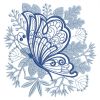 Bluework Butterfly Scene(Md)