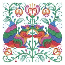 Folk Art Quilt 6 07(Md) machine embroidery designs