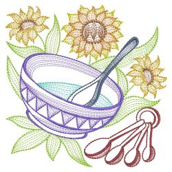 Kitchen in Bloom 3 08(Md) machine embroidery designs