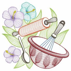 Kitchen in Bloom 3 09(Md) machine embroidery designs