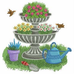 Welcome To My Garden 3 05(Lg) machine embroidery designs