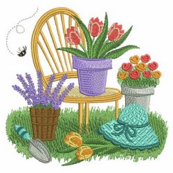 Welcome To My Garden 3 10(Lg) machine embroidery designs