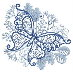 Bluework Butterfly Scene 02(Lg)