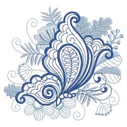 Bluework Butterfly Scene 04(Lg) machine embroidery designs