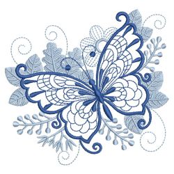 Bluework Butterfly Scene 05(Lg)