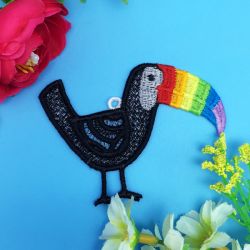 FSL Rainbow Animals 03 machine embroidery designs