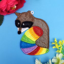 FSL Rainbow Animals 04 machine embroidery designs