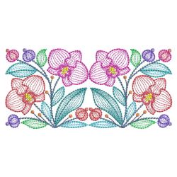 Orchid Blooms 10(Md) machine embroidery designs