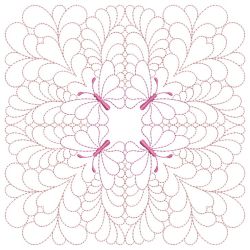 Trapunto Butterfly Quilt Block 01(Lg) machine embroidery designs