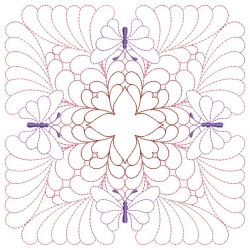 Trapunto Butterfly Quilt Block 12(Lg)