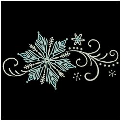 Filigree Snowflake Border machine embroidery designs