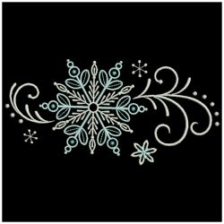 Filigree Snowflake Border 04