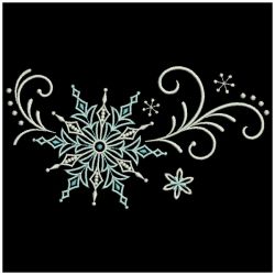 Filigree Snowflake Border 05