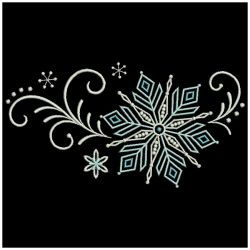 Filigree Snowflake Border 06