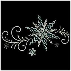 Filigree Snowflake Border 07