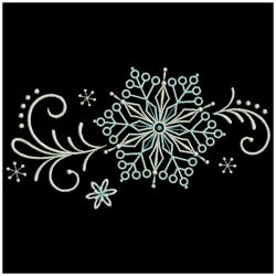 Filigree Snowflake Border 08
