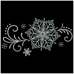 Filigree Snowflake Border 08