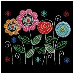 Fantasy Flowers 02 machine embroidery designs
