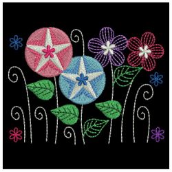 Fantasy Flowers 08 machine embroidery designs