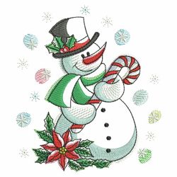 Festive Christmas 3 07(Lg) machine embroidery designs