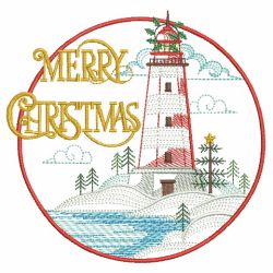 Christmas Lighthouses 2 01(Lg) machine embroidery designs