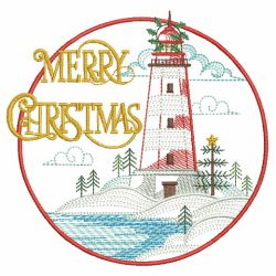 Christmas Lighthouses 2 01(Lg) machine embroidery designs