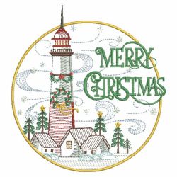 Christmas Lighthouses 2 05(Md) machine embroidery designs