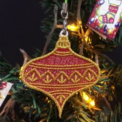FSL Christmas Ornaments 19 machine embroidery designs