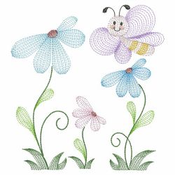 Rippled Spring Time 09(Lg) machine embroidery designs
