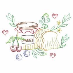 Vintage Breakfast Food 02(Lg) machine embroidery designs