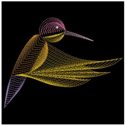 Rippled Hummingbirds 4 02(Sm) machine embroidery designs
