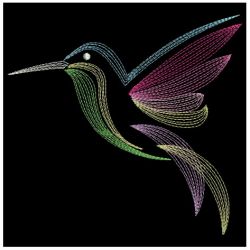 Rippled Hummingbirds 4 06(Md) machine embroidery designs