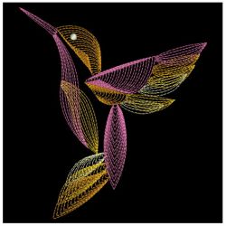 Rippled Hummingbirds 4 10(Lg)