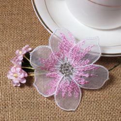 Organza Flowers 05 machine embroidery designs