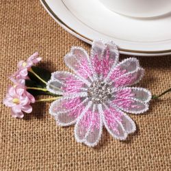 Organza Flowers 06 machine embroidery designs