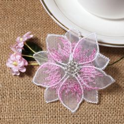 Organza Flowers 07 machine embroidery designs