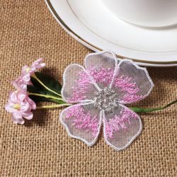 Organza Flowers 09 machine embroidery designs