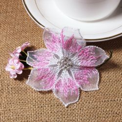 Organza Flowers 10 machine embroidery designs