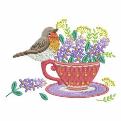 Teacup In Bloom 4 07 machine embroidery designs