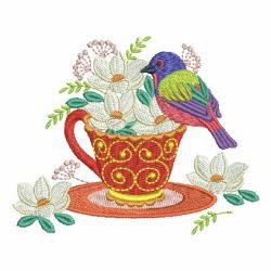 Teacup In Bloom 4 10 machine embroidery designs