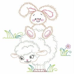 Vintage Best Friends 3 03(Lg) machine embroidery designs