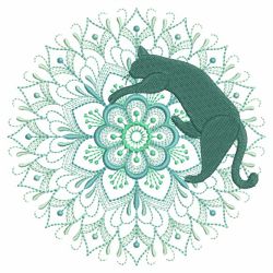 Cats and Mandalas 02(Lg) machine embroidery designs
