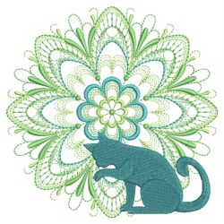 Cats and Mandalas 07(Md) machine embroidery designs