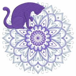 Cats and Mandalas 08(Sm) machine embroidery designs