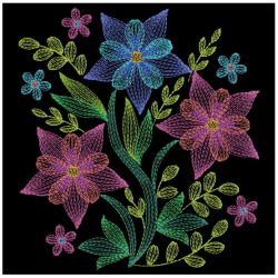 Blooming Garden 6 04(Lg) machine embroidery designs